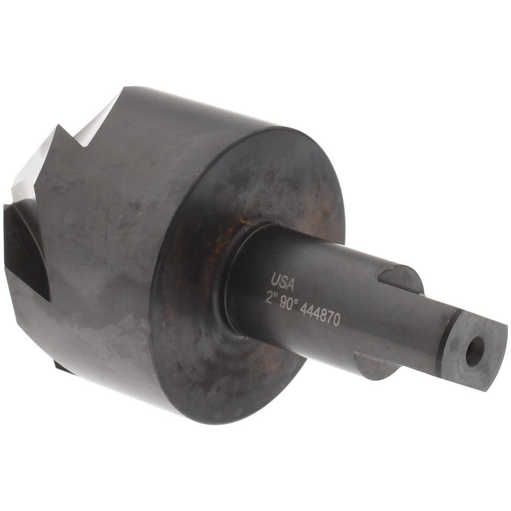 Hertel Countersink: 2" Head Dia, 90.00 deg Included Angle, 6 Flute, High-Speed Steel, Right Hand Cut - GX89331375