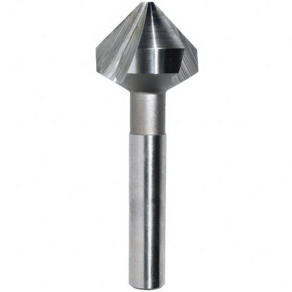 Keo Countersink: 1/4" Head Dia, 90.00 deg Included Angle, 3 Flute, Cobalt Steel, Right Hand Cut - 919-000-281