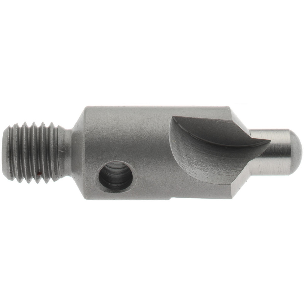 Made in USA 2-1/2" OAL, 3/8" Head Dia, 3 Flute, 100° Incl Angle, Integral Pilot, Adjustable Stop Countersink - 150-3-100-.1875