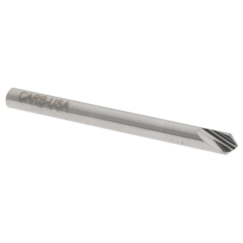 M.A. Ford® Countersink: 1/8" Head Dia, 100.00 deg Included Angle, 1 Flute, Solid Carbide, Right Hand Cut - 60012504