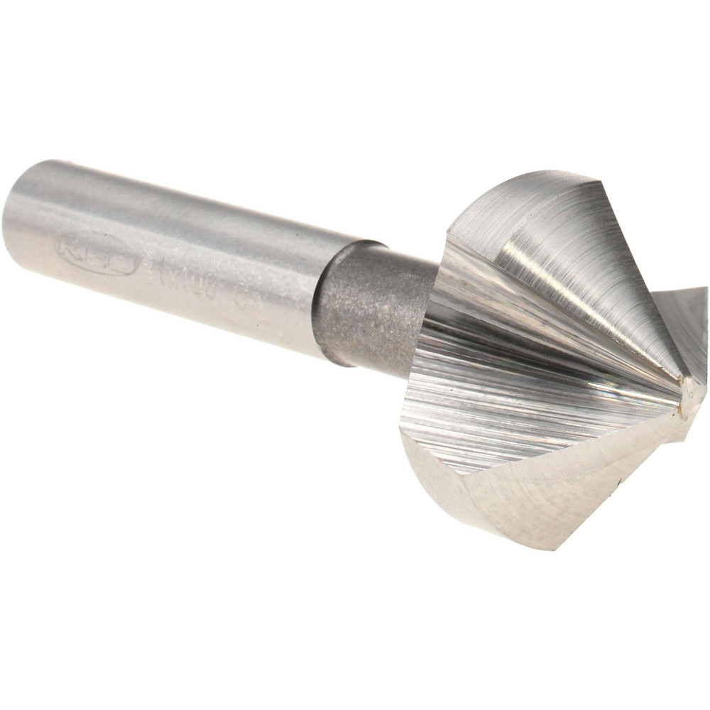 Keo Countersink: 1" Head Dia, 100.00 deg Included Angle, 3 Flute, Cobalt Steel, Right Hand Cut - 919-000-295