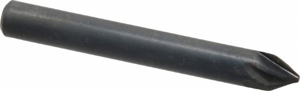 M.A. Ford® Countersink: 3/8" Head Dia, 60.00 deg Included Angle, 6 Flute, High-Speed Steel, Right Hand Cut - 79037501