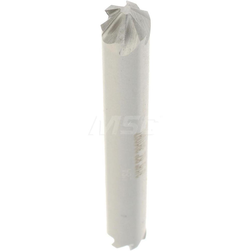 Hertel Countersink: 3/16" Head Dia, 82.00 deg Included Angle, 6 Flute, High-Speed Steel, Right Hand Cut - GX89331599