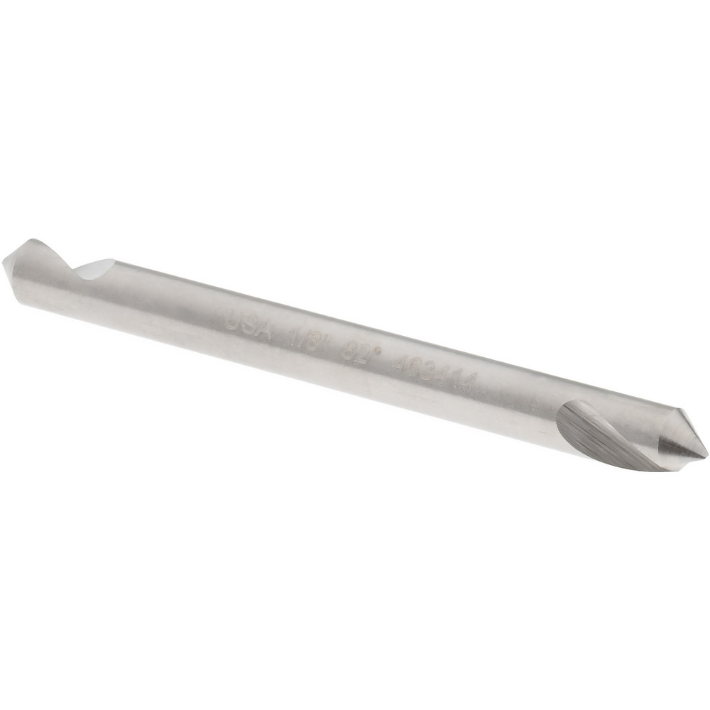 Hertel Countersink: 1/8" Head Dia, 82.00 deg Included Angle, 1 Flute, High-Speed Steel, Right Hand Cut - GX89339634
