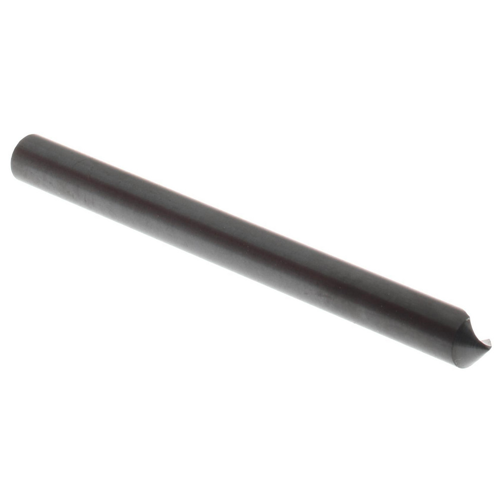 Hertel Countersink: 1/8" Head Dia, 90.00 deg Included Angle, 1 Flute, High-Speed Steel, Right Hand Cut - GX89339550