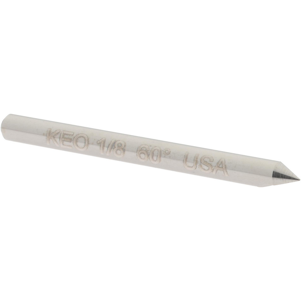 Hertel Countersink: 1/8" Head Dia, 60.00 deg Included Angle, 1 Flute, Solid Carbide, Right Hand Cut - 331-001050