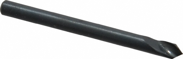 Hertel Countersink: 1/8" Head Dia, 60.00 deg Included Angle, 1 Flute, Solid Carbide, Right Hand Cut - 331-001050