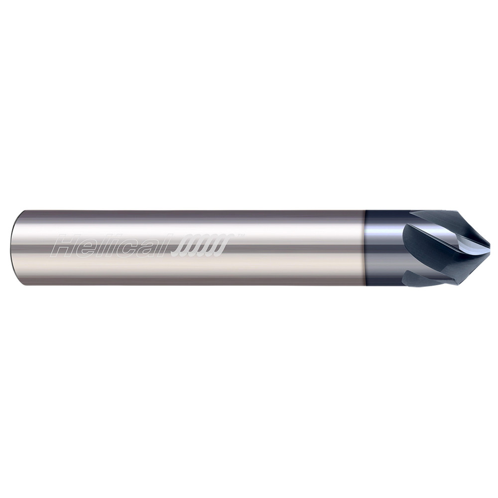 Accupro Chamfer Mill: 3/8" Dia, 3/8" Shank Dia, 90 deg, 2 Flute, Solid Carbide, Single End - 2500070
