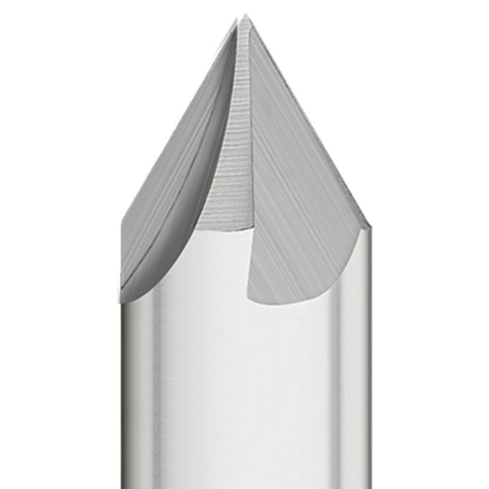 Titan USA Countersink: 1/4" Head Dia, 60.00 deg Included Angle, 4 Flute, High-Speed Steel, Right Hand Cut - CD51067