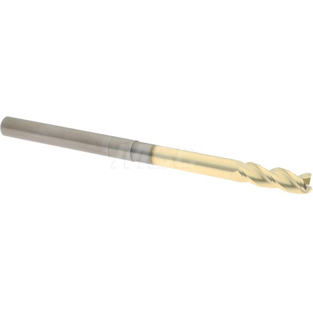 Harvey Tool Chamfer Mill: 1/4" Dia, 1/4" Shank Dia, 40 deg, 2 Flute, Solid Carbide, Single End - 47620