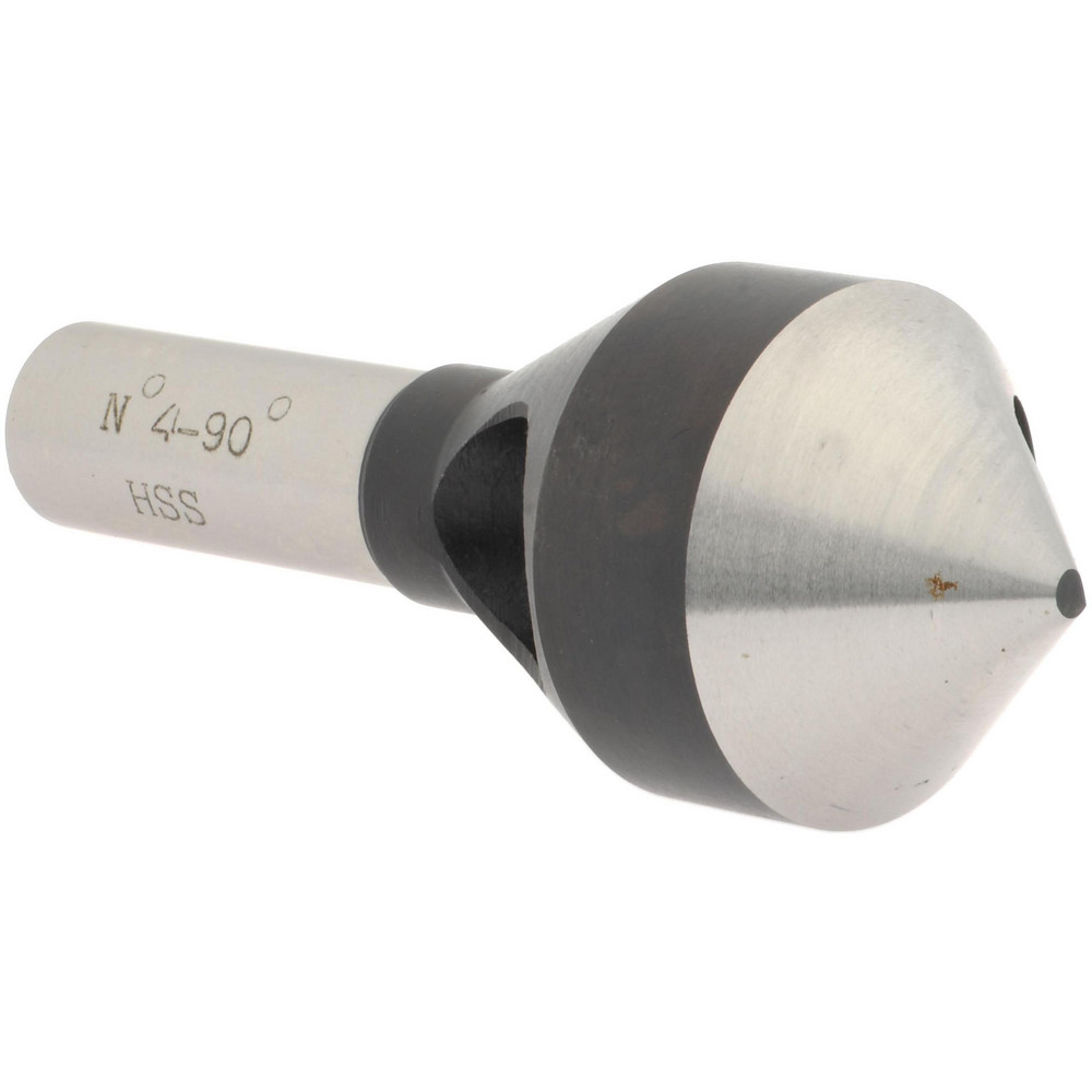 Value Collection Countersink: 90.00 deg Included Angle, 0 Flute, High-Speed Steel, Right Hand Cut - SC5090D4