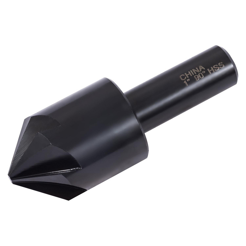 Hertel Countersink: 3/4" Head Dia, 90.00 deg Included Angle, 6 Flute, High-Speed Steel, Right Hand Cut - GX89330336
