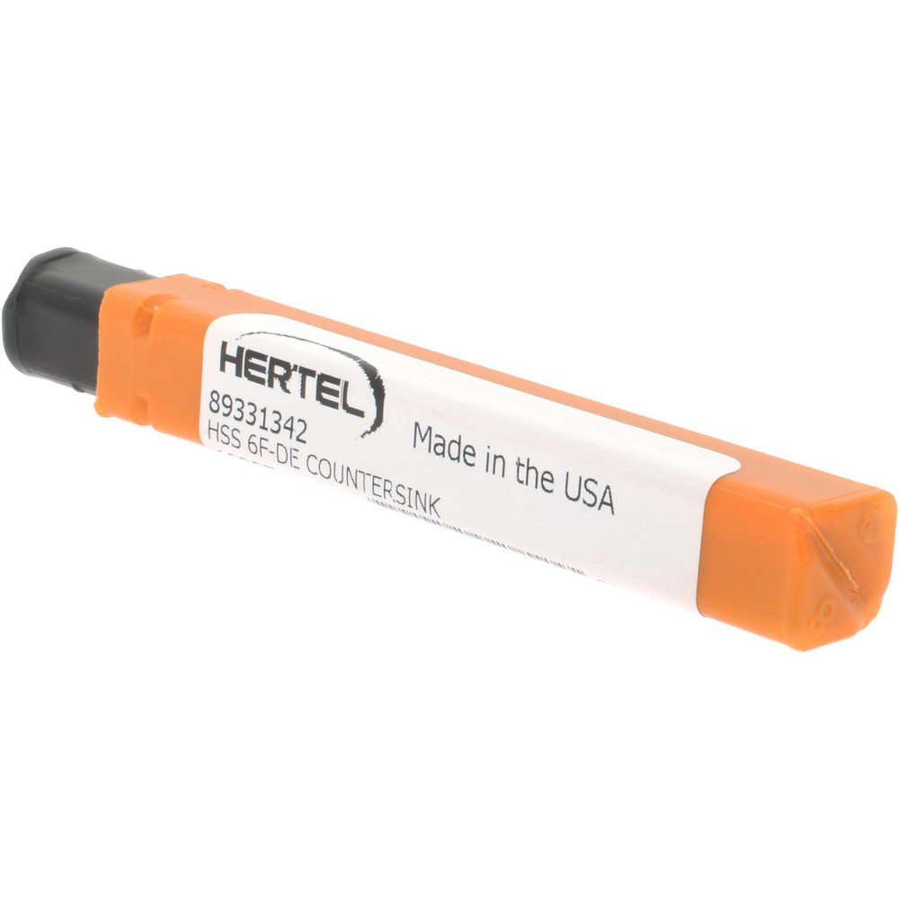 Hertel Countersink: 3/16" Head Dia, 120.00 deg Included Angle, 6 Flute, High-Speed Steel, Right Hand Cut - GX89331342