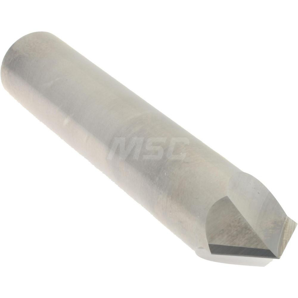 Accupro Chamfer Mill: 1/2" Dia, 1/2" Shank Dia, 90 deg, 2 Flute, Solid Carbide, Single End - 2500021