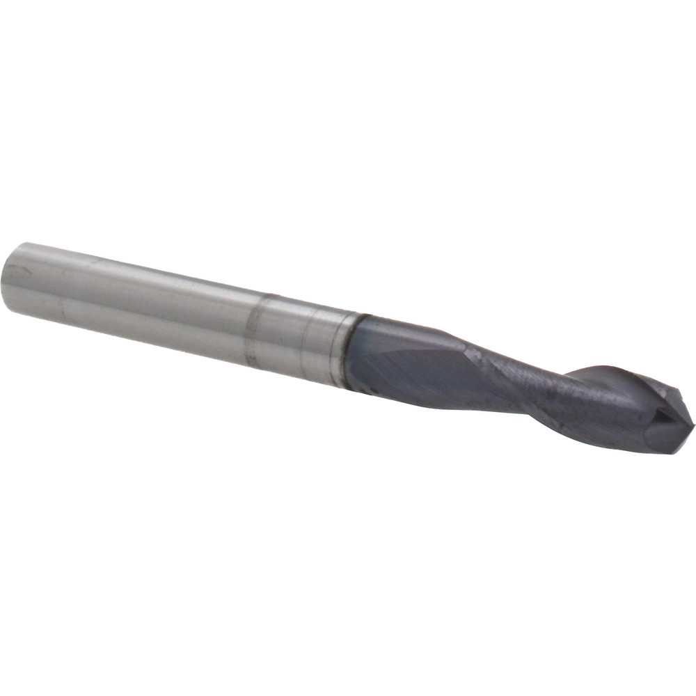 Harvey Tool Chamfer Mill: 1/8" Dia, 1/8" Shank Dia, 120 deg, 2 Flute, Solid Carbide, Single End - 18760-C3