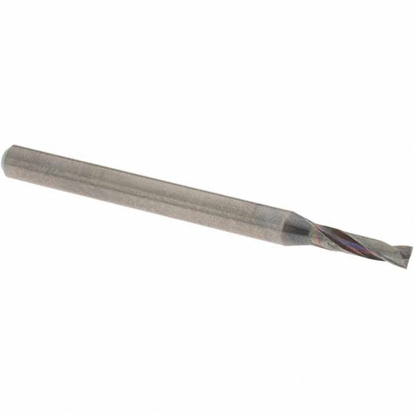 Harvey Tool Chamfer Mill: 1/8" Dia, 1/8" Shank Dia, 120 deg, 2 Flute, Solid Carbide, Single End - 18760-C3