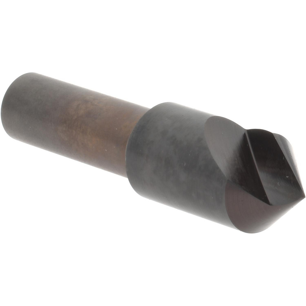 Melin Tool Countersink: 82 deg Included Angle, 1 Flute, Cobalt, Right Hand Cut - 18157
