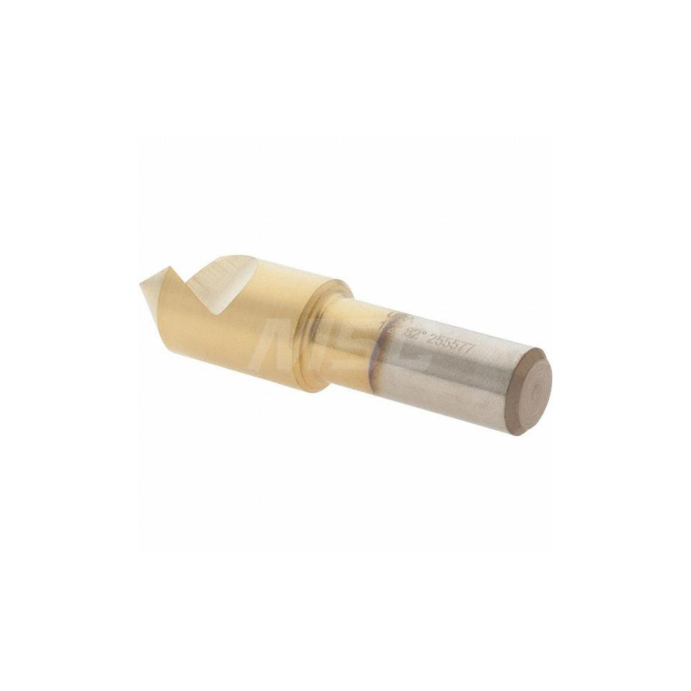 Melin Tool Countersink: 82 deg Included Angle, 1 Flute, Cobalt, Right Hand Cut - 18157