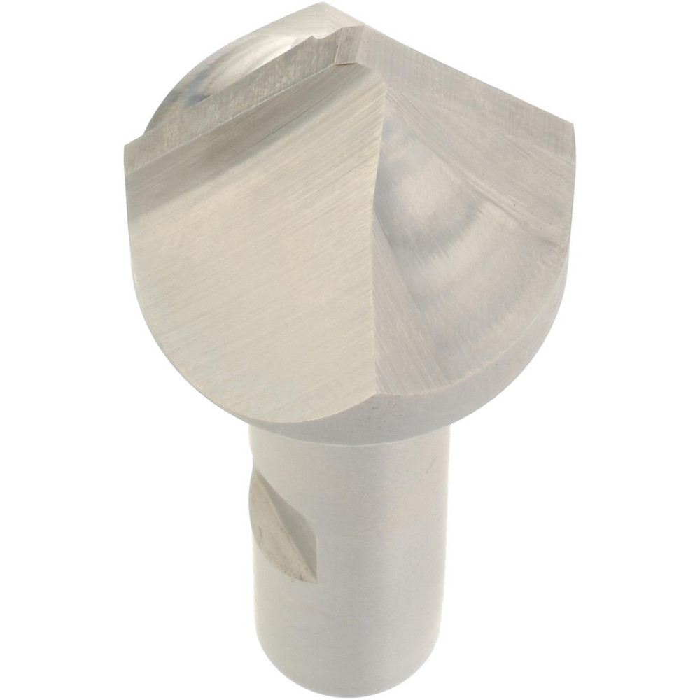 Hertel Chamfer Mill: 1" Dia, 1/2" Shank Dia, 90 deg, Cobalt, Single End - 19248
