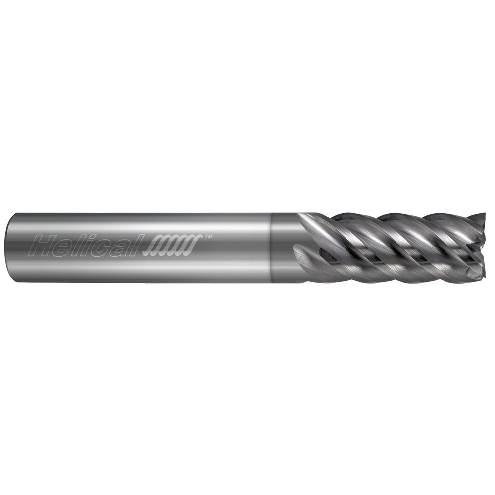 Helical Solutions Chamfer Mill: 3/16" Dia, 3/16" Shank Dia, 90 deg, 5 Flute, Solid Carbide, Single End - 88453