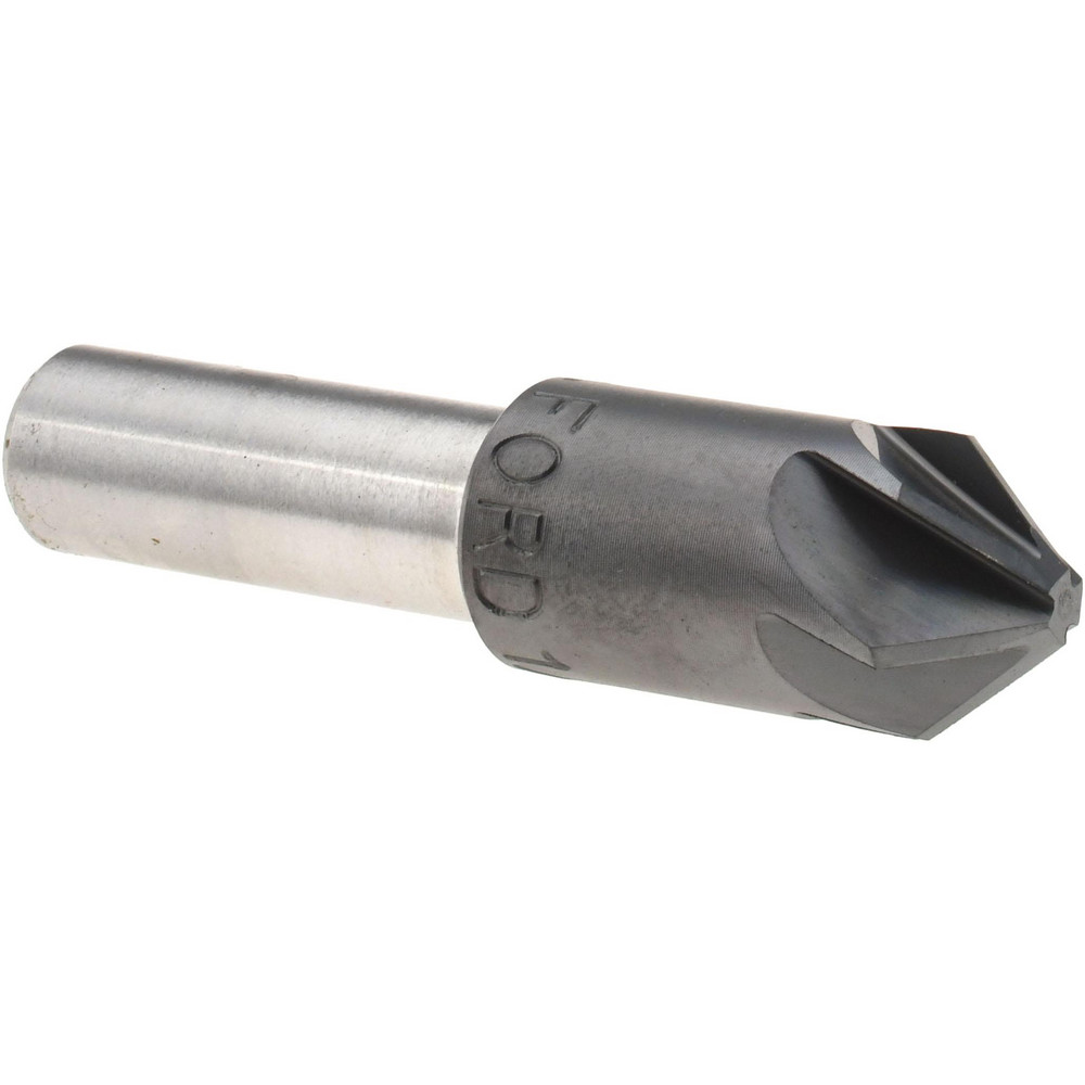 Melin Tool Countersink: 1/2" Head Dia, 82.00 deg Included Angle, 6 Flute, Solid Carbide, Right Hand Cut - 18394