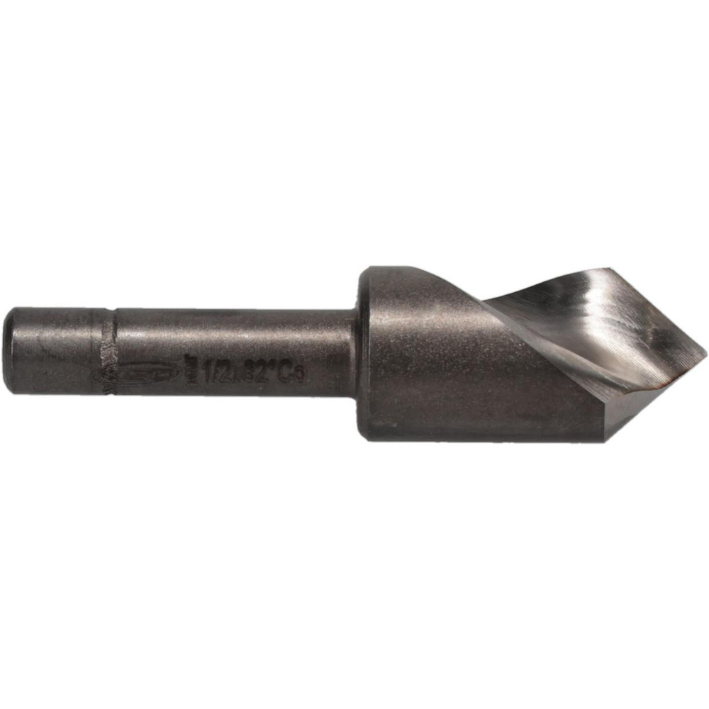 Melin Tool Countersink: 1/2" Head Dia, 82.00 deg Included Angle, 6 Flute, Solid Carbide, Right Hand Cut - 18394