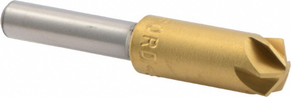 M.A. Ford® Countersink: 3/8" Head Dia, 120.00 deg Included Angle, 6 Flute, High-Speed Steel, Right Hand Cut - 79037506