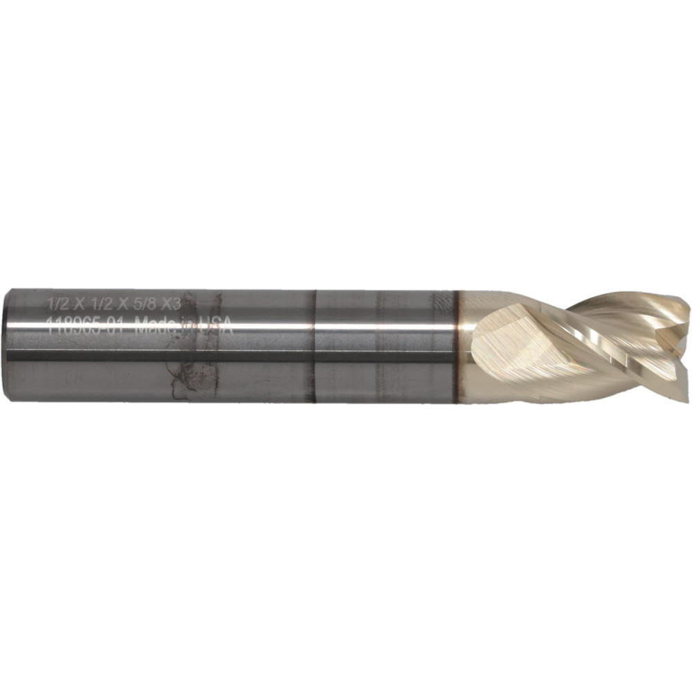 Accupro Chamfer Mill: 1/8" Dia, 1/8" Shank Dia, 90 deg, 2 Flute, Solid Carbide, Double End - 2500015