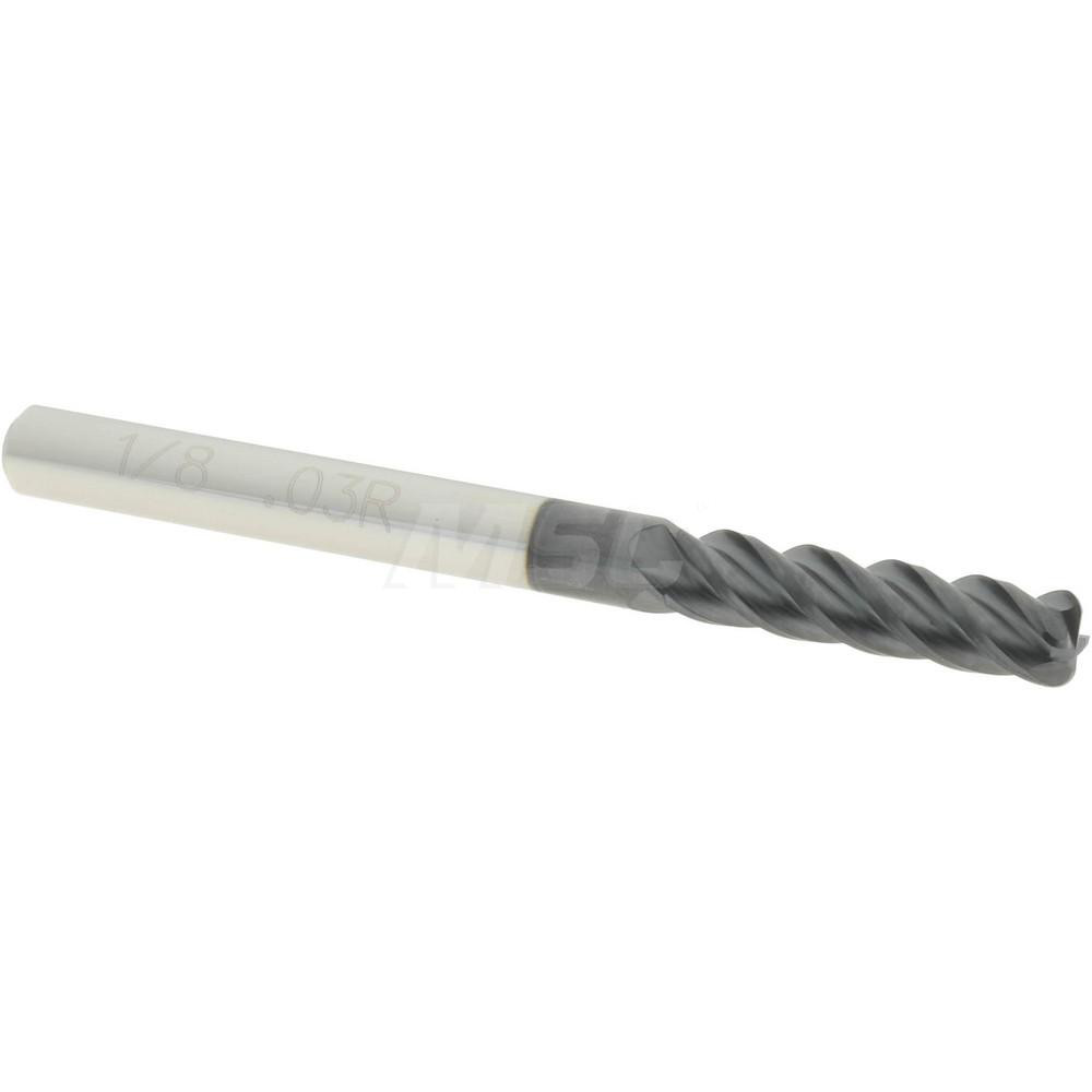 Accupro Chamfer Mill: 1/8" Dia, 1/8" Shank Dia, 90 deg, 2 Flute, Solid Carbide, Double End - 2500015