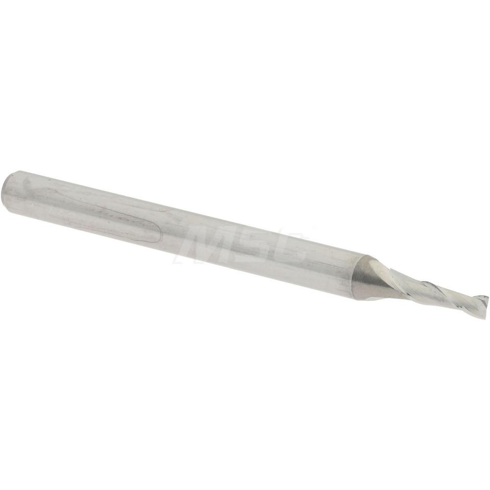 Harvey Tool Chamfer Mill: 1/4" Dia, 1/4" Shank Dia, 90 deg, 3 Flute, Solid Carbide, Single End - 48545