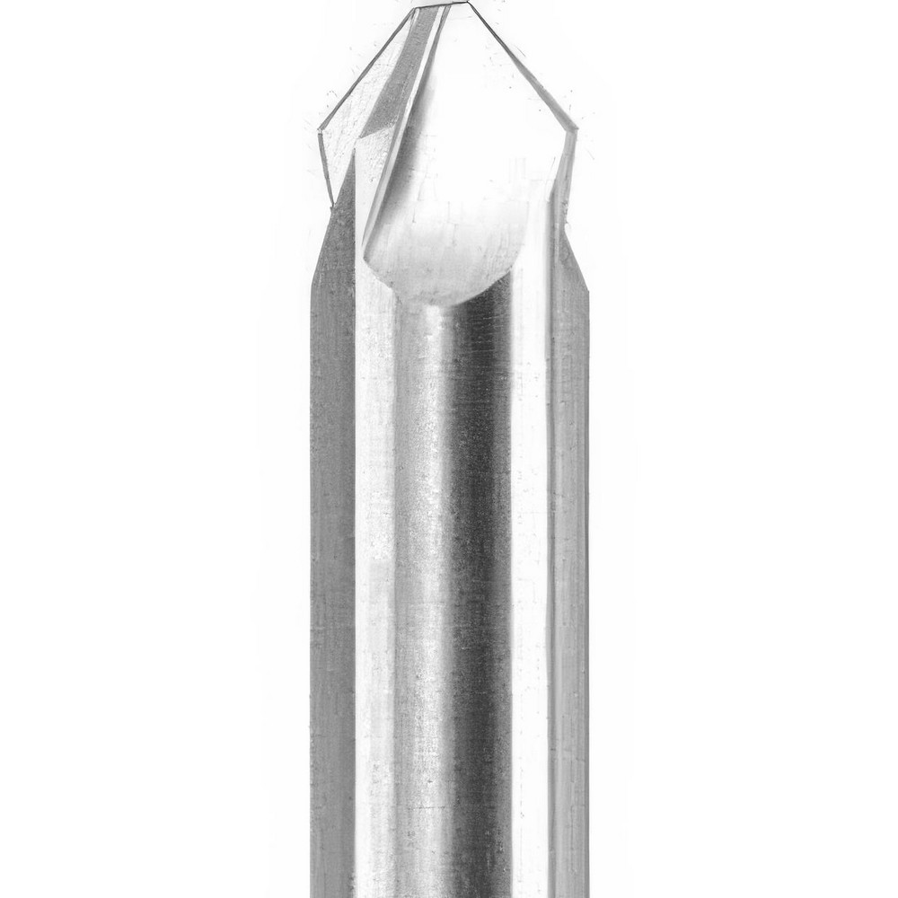 Melin Tool Countersink: 1/2" Head Dia, 120.00 deg Included Angle, 4 Flute, High-Speed Steel, Right Hand Cut - 18782