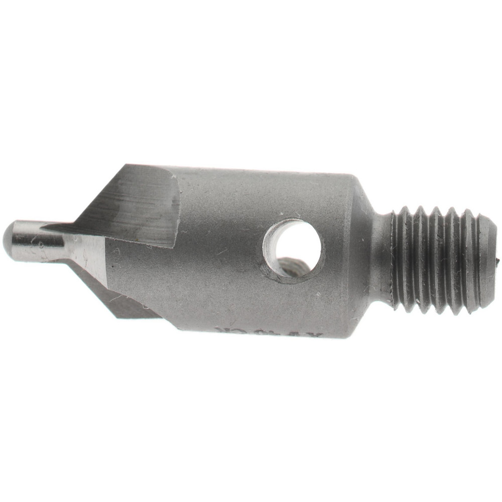 Made in USA 1-1/8" OAL, 3/8" Head Dia, 3 Flute, 100° Incl Angle, Integral Pilot, Adjustable Stop Countersink - 150-3-100-.0980