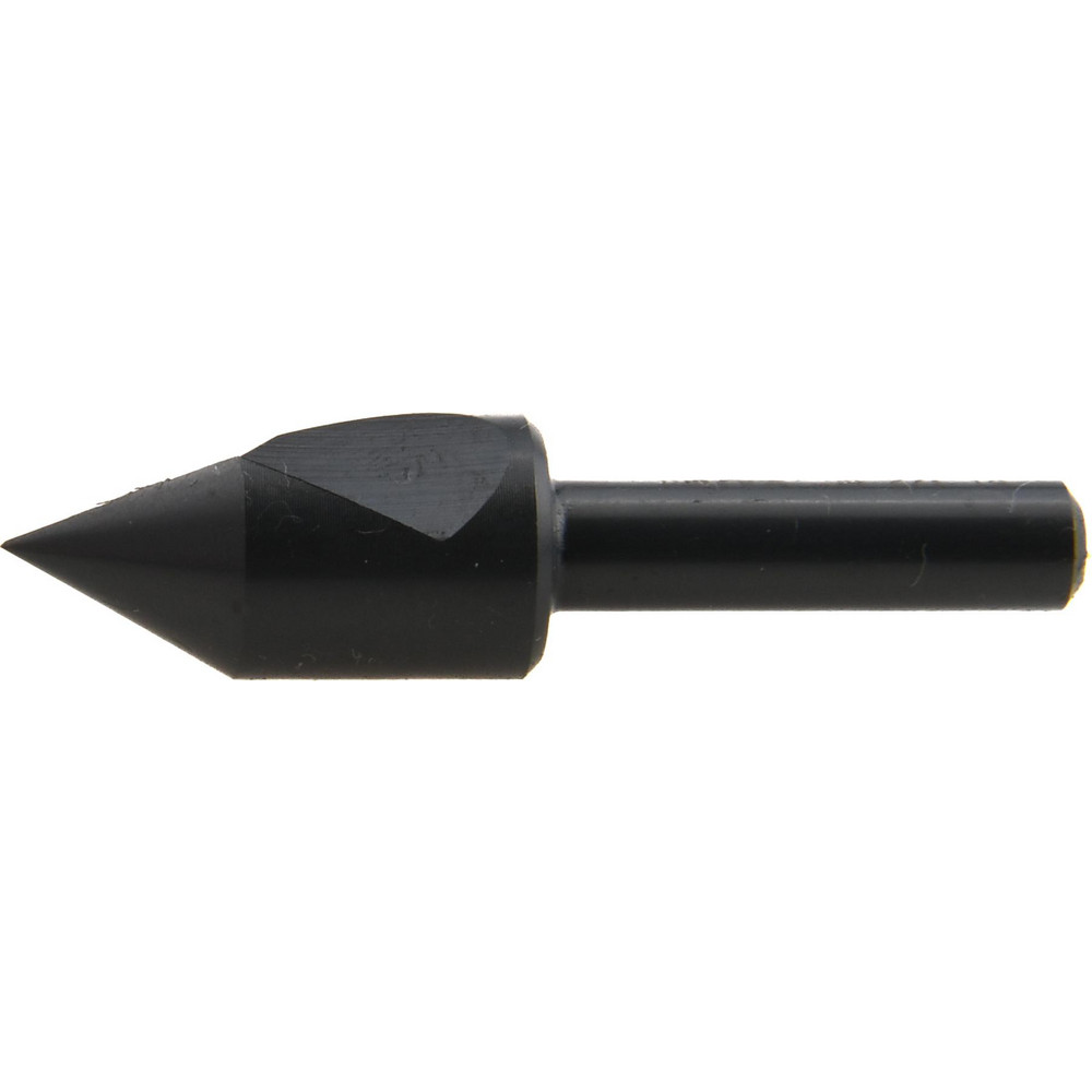 M.A. Ford® Countersink: 1/2" Head Dia, 60.00 deg Included Angle, 1 Flute, High-Speed Steel, Right Hand Cut - 61050001