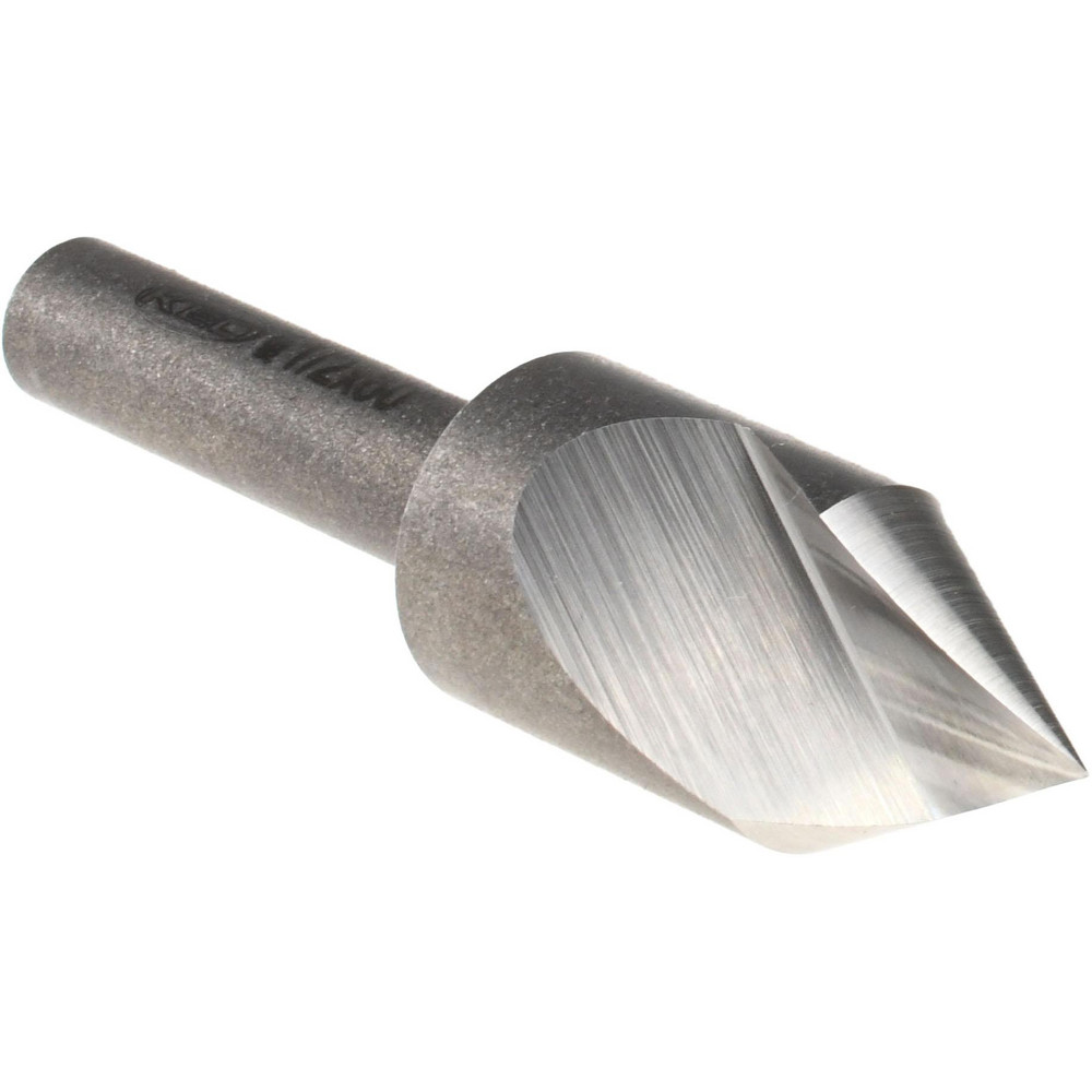 M.A. Ford® Countersink: 1/2" Head Dia, 60.00 deg Included Angle, 1 Flute, High-Speed Steel, Right Hand Cut - 61050001