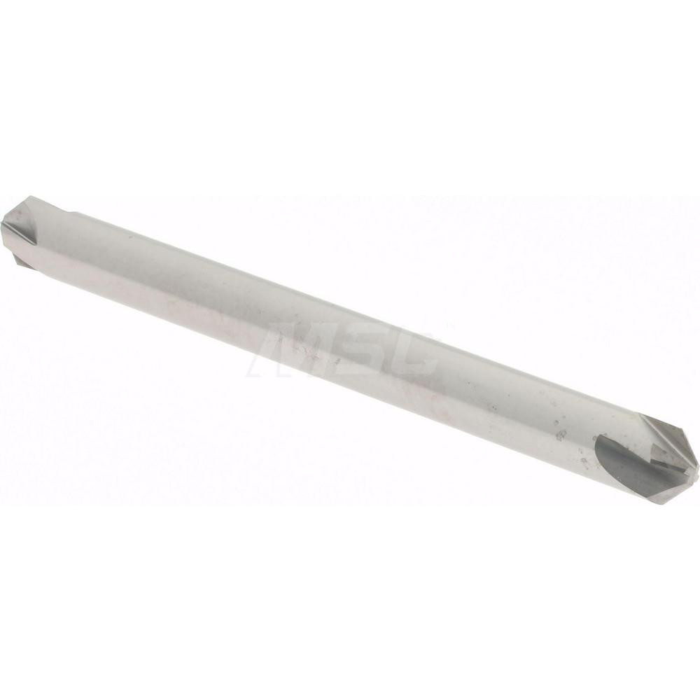 Hertel Countersink: 1/8" Head Dia, 90.00 deg Included Angle, 4 Flute, Solid Carbide, Right Hand Cut - 334-301070
