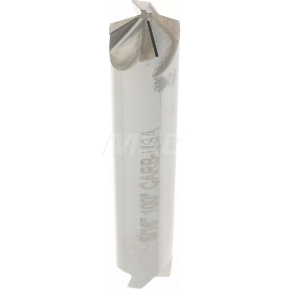 Hertel Countersink: 5/16" Head Dia, 100.00 deg Included Angle, 4 Flute, Solid Carbide, Right Hand Cut - 334-204080