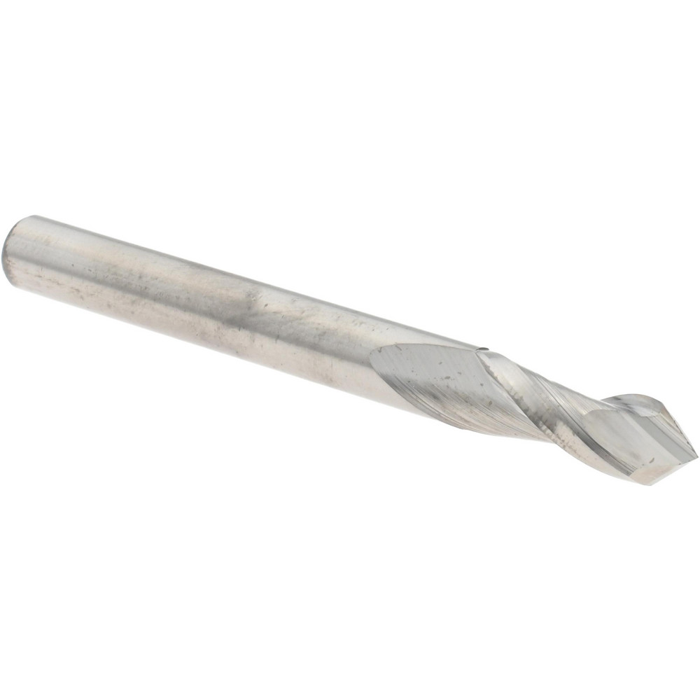 Titan USA Chamfer Mill: 5/16" Dia, 5/16" Shank Dia, 82 deg, 4 Flute, Solid Carbide, Double End - TC88137