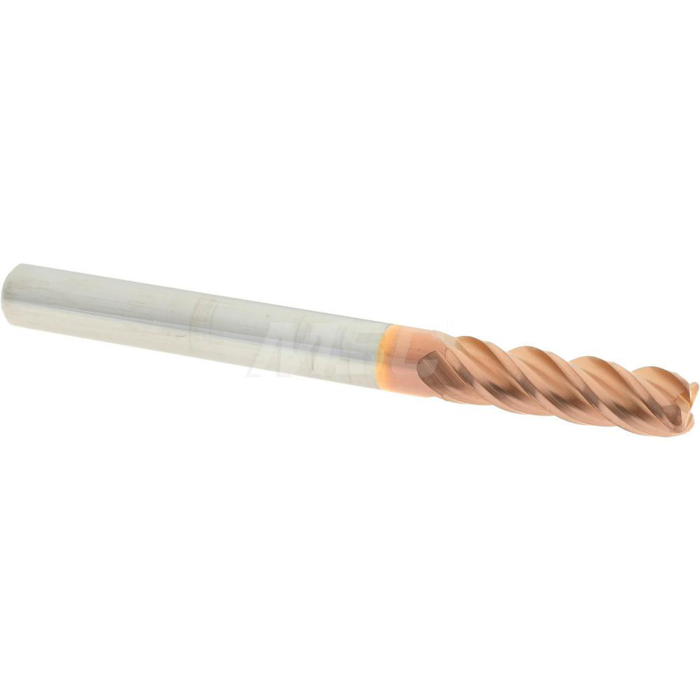 Titan USA Chamfer Mill: 5/16" Dia, 5/16" Shank Dia, 82 deg, 4 Flute, Solid Carbide, Double End - TC88137