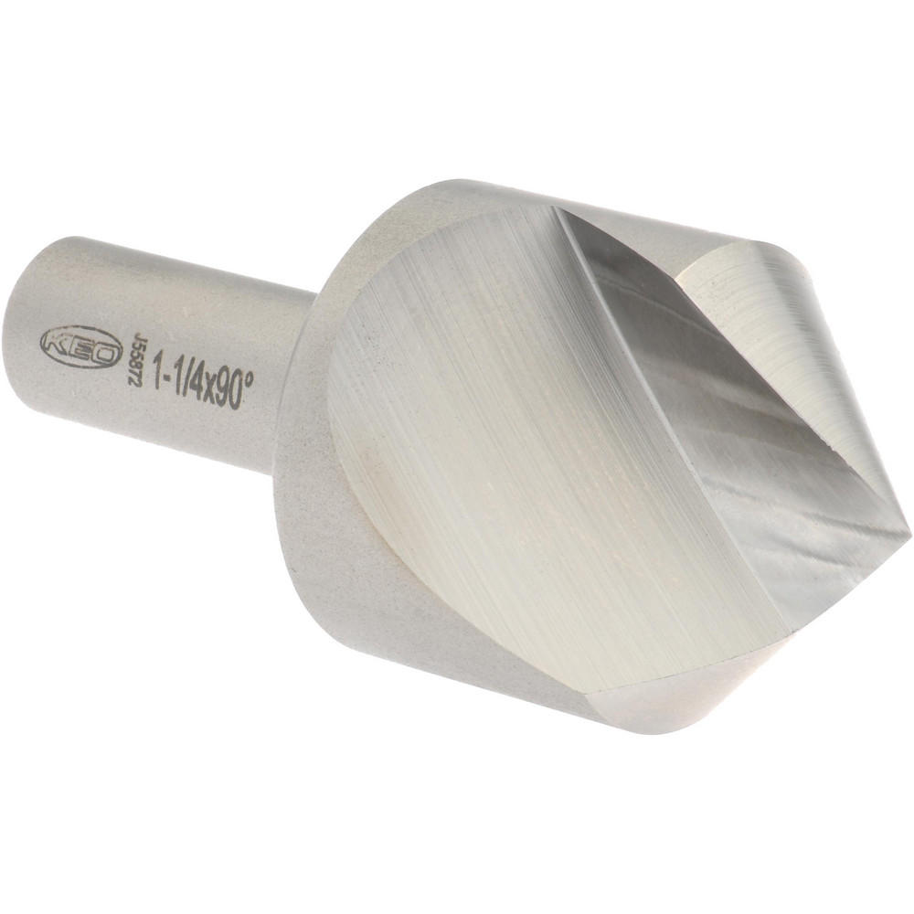 M.A. Ford® Countersink: 1-1/4" Head Dia, 90.00 deg Included Angle, 6 Flute, Solid Carbide, Right Hand Cut - 78125003A