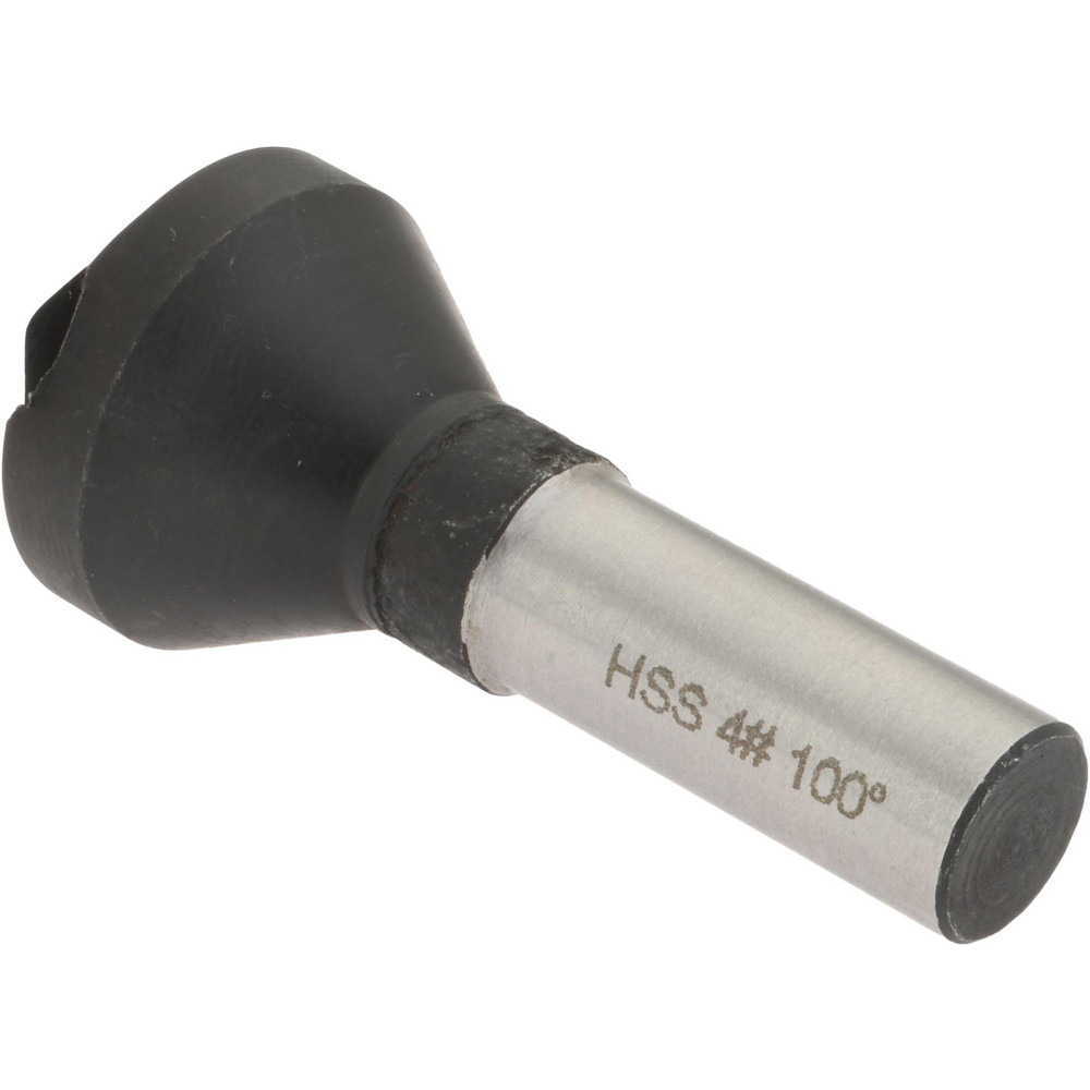 Value Collection Countersink: 100.00 deg Included Angle, 0 Flute, High-Speed Steel, Right Hand Cut - SC50100D4