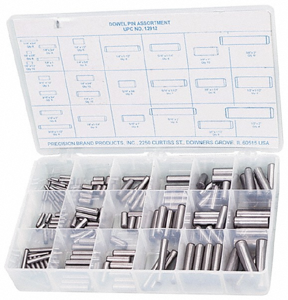 M.A. Ford® Countersink Set: 4 Pc, 1/4 to 13/16" Head Dia, 0 Flute, 82 deg Included Angle - 67000002