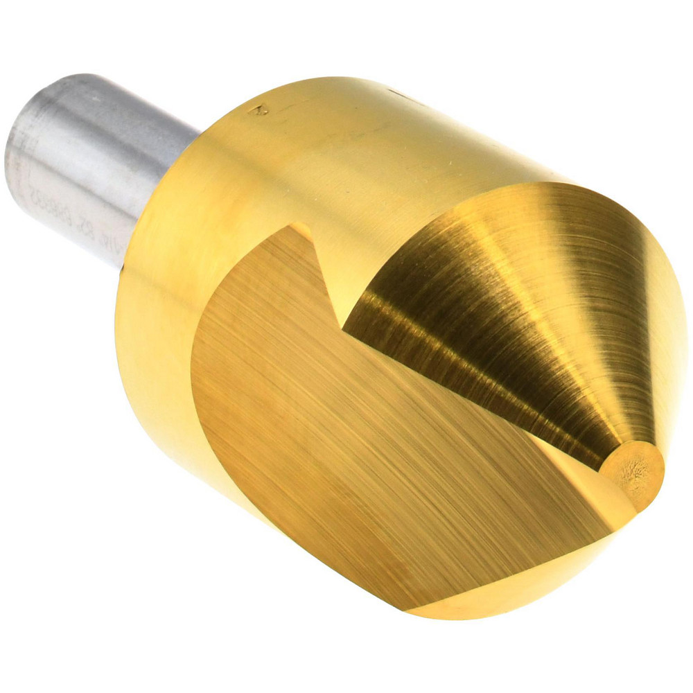 Melin Tool Countersink: 1-1/4" Head Dia, 82.00 deg Included Angle, 1 Flute, Cobalt Steel, Right Hand Cut - 18177