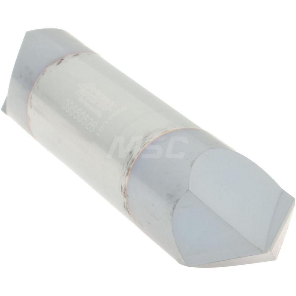 Accupro Chamfer Mill: 1/2" Dia, 1/2" Shank Dia, 90 deg, 2 Flute, Solid Carbide, Double End - 2500169
