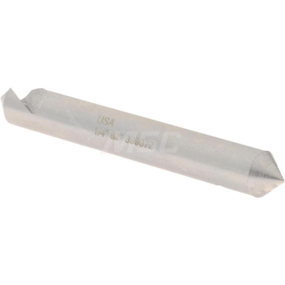 M.A. Ford® Countersink: 1/4" Head Dia, 82.00 deg Included Angle, 1 Flute, High-Speed Steel, Right Hand Cut - 61025002