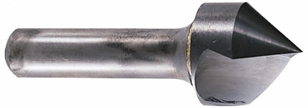 Hertel Countersink: 1-1/4" Head Dia, 82.00 deg Included Angle, 1 Flute, Solid Carbide, Right Hand Cut - 331-011060