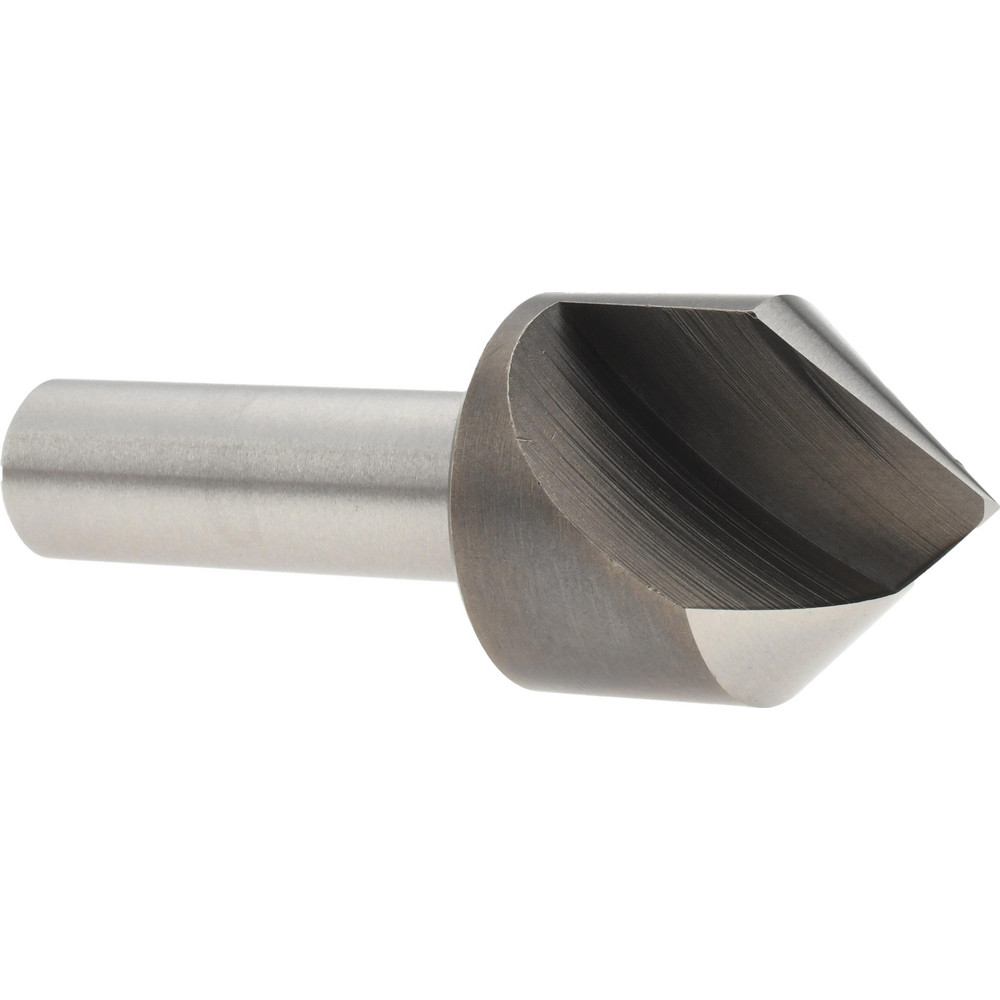 Titan USA Countersink: 1.0000" Head Dia, 82.00 deg Included Angle, 1 Flute, High-Speed Steel, Right Hand Cut - CD51018