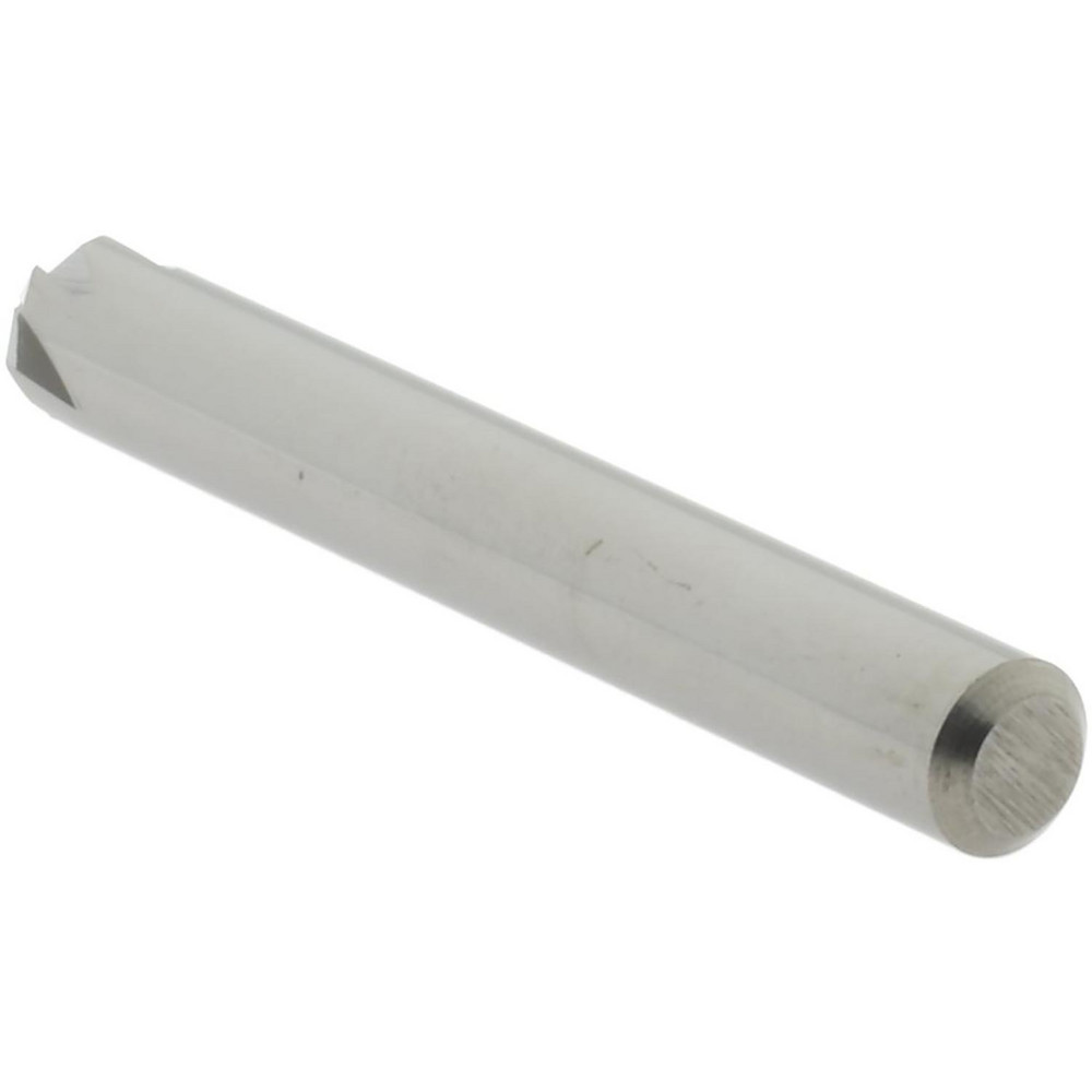 Hertel Countersink: 1/4" Head Dia, 82.00 deg Included Angle, 6 Flute, Solid Carbide, Right Hand Cut - 336-003060