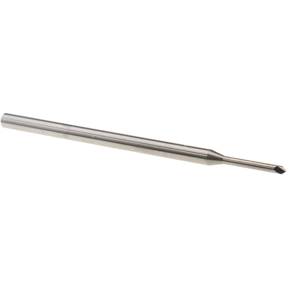 Harvey Tool Chamfer Mill: 1/32" Dia, 1/8" Shank Dia, 90 deg, 2 Flute, Solid Carbide, Single End - 994845