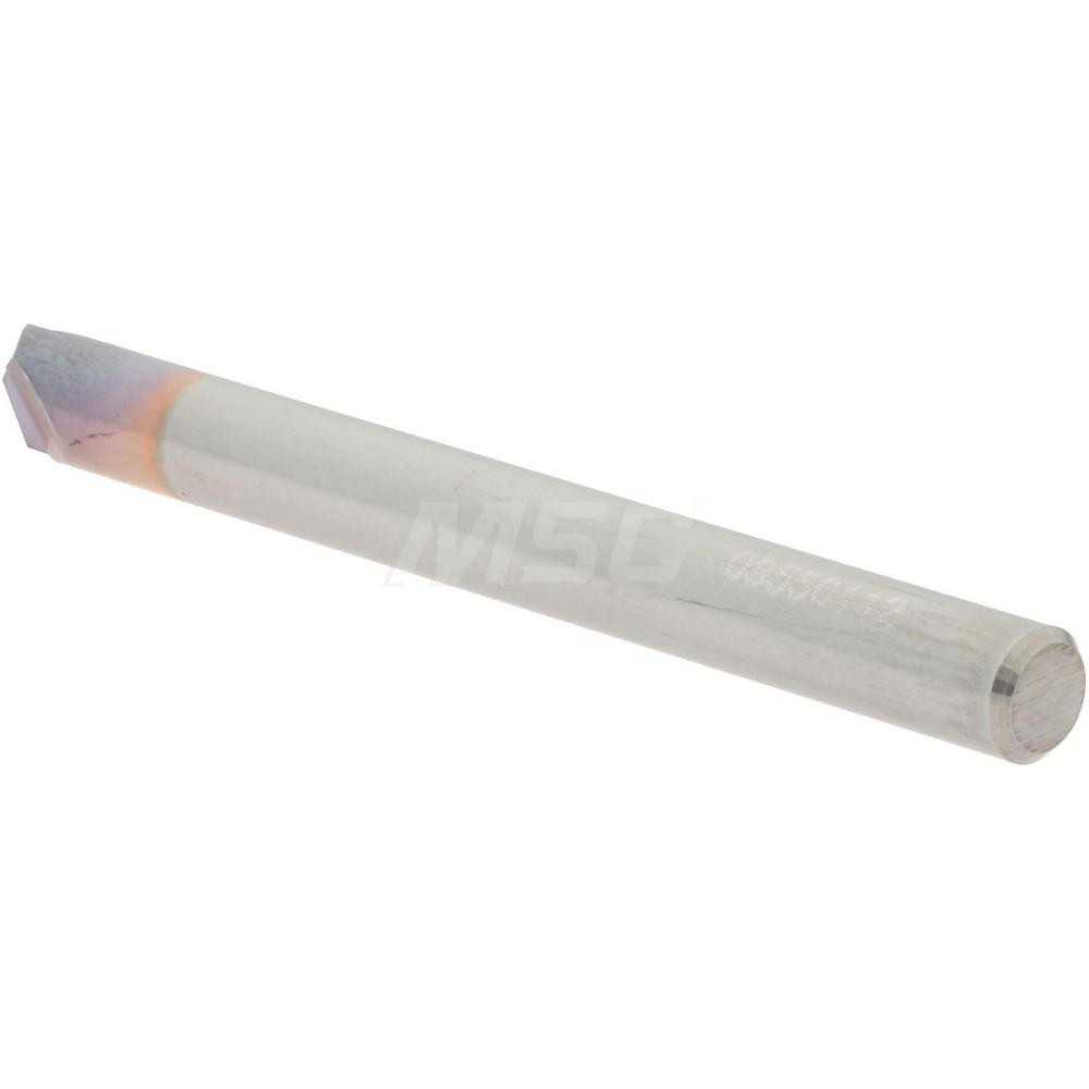 Accupro Chamfer Mill: 3/16" Dia, 3/16" Shank Dia, 120 deg, 2 Flute, Solid Carbide, Single End - 2500220