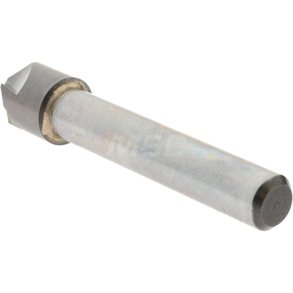 Hertel Countersink: 1/2" Head Dia, 82.00 deg Included Angle, 4 Flute, Solid Carbide, Right Hand Cut - 334-006060